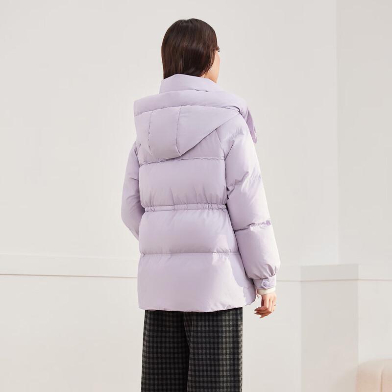 IEF Women's Korean Style Waist-Cinching Down Jacket