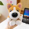 Large Head Dog Plush Toy Husky Soft Stuffed Animal For Kid Gift