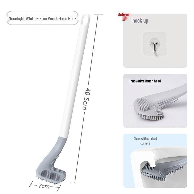 

New Arrival: Golf-Style Silicone Toilet Brush 2025 - Cleans Without Missing a Spot