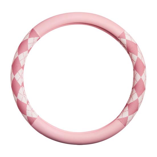 Премиальная защита рулевого колеса от царапин, компактная защита 38cm розовый
