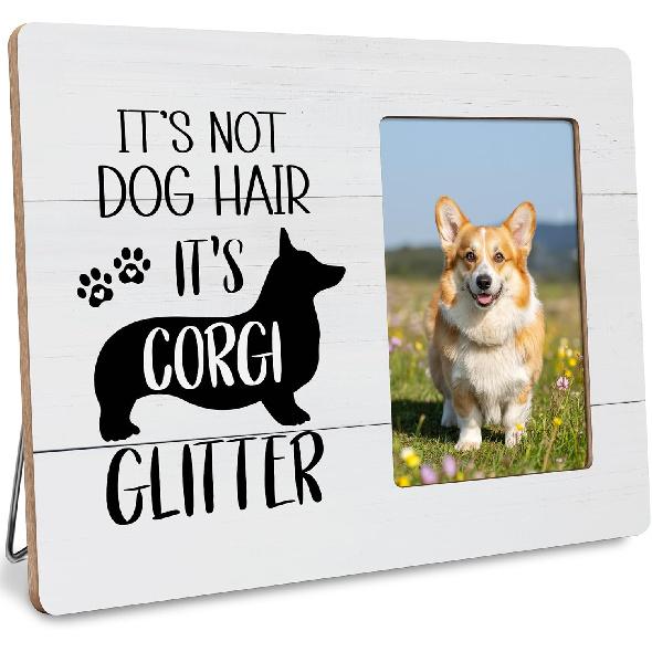 Pet Memorial Gifts for Dogs Remembrance Picture Frame, Loss of Dog Sympathy Gift, My Hardest Goodbye Frames Fits 4x6 Photo