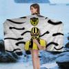 B-Beitar J-Jerusalem F-FC Beach Towel Cartoon Cute Summer Kids Large Bath Towel Microfiber Absorbent for Swimming Travel