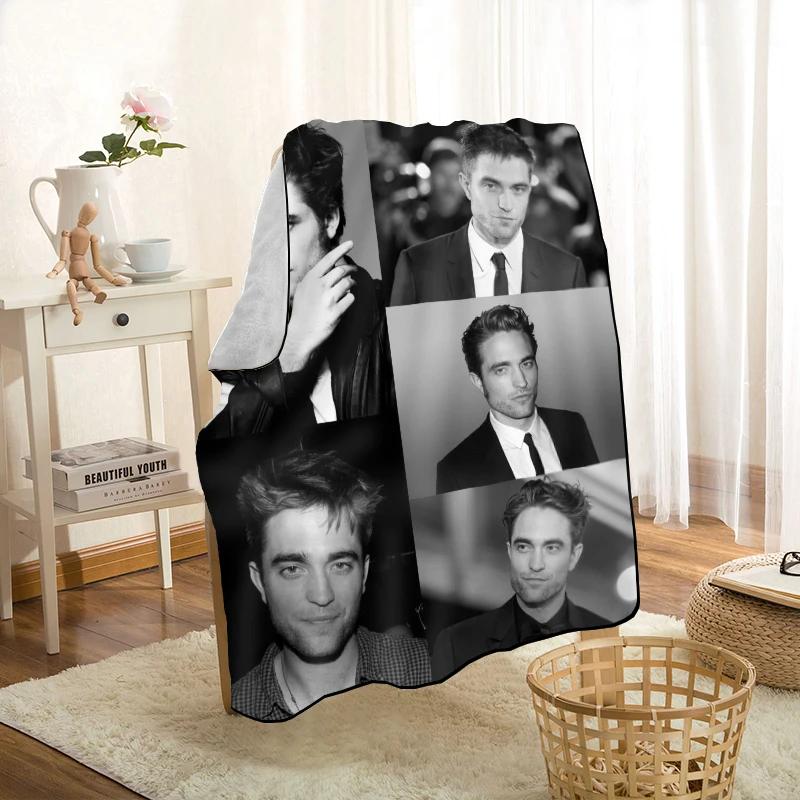 Neuer Artikel Robert Pattinson Decken Druck Weiche Decke Überwurf für Zuhause/Sofa/Bettwäsche Tragbare Reise Decke für Erwachsene 1208p