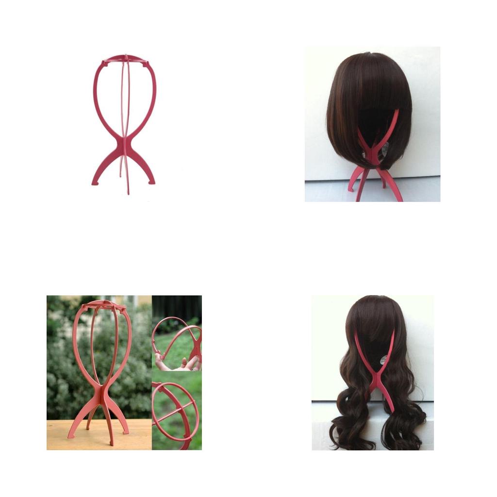Premium Quality Useful Plastic Durable Wig Dryer With Stable Folding Hair Cap Holder Stand