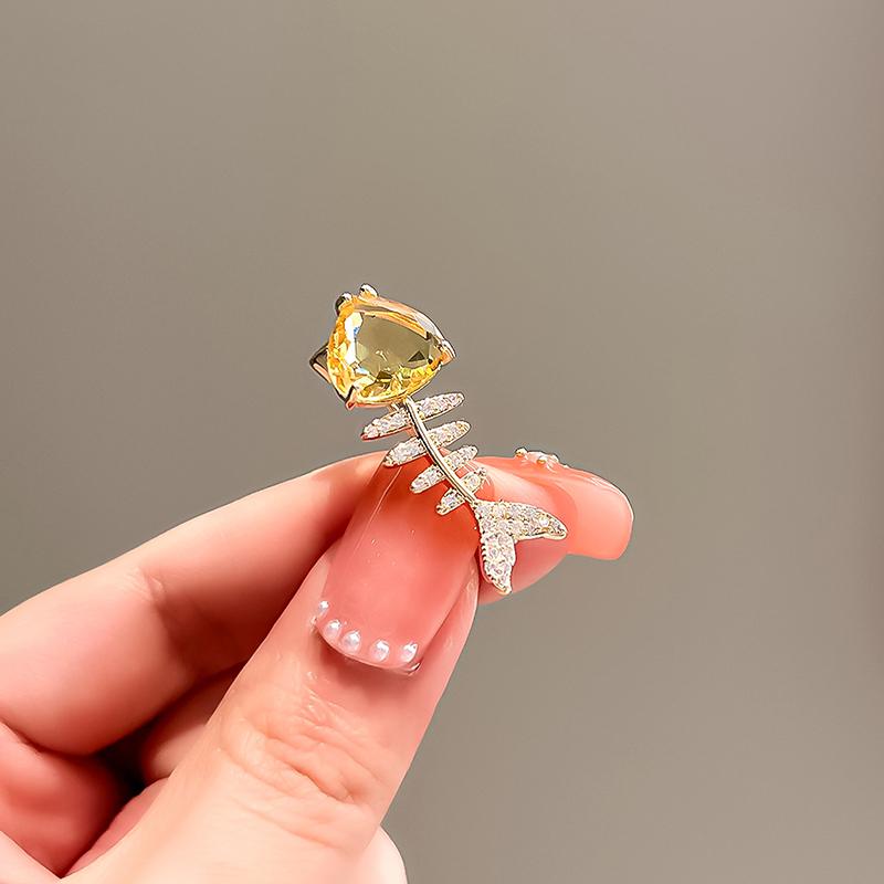 

Модные легкие роскошные броши в виде колоса пшеницы для женщин, блестящие булавки в виде цветка циркония, значок, костюм, пальто, одежда, аксессуары, ювелирные изделия, подарки A2