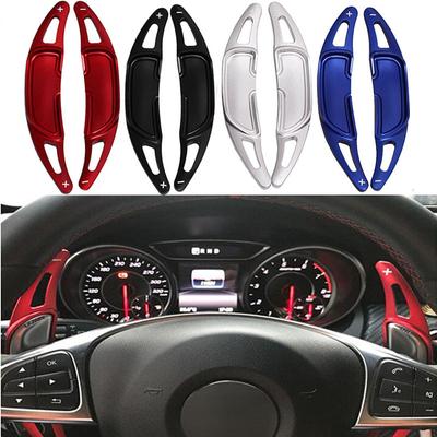 2pcs Aluminum Steering Wheel Shift Paddle Shifter Extension 2016- For Mercedes Benz AMG CLA45 C63 GLA45 GLS63 GLE63 G63