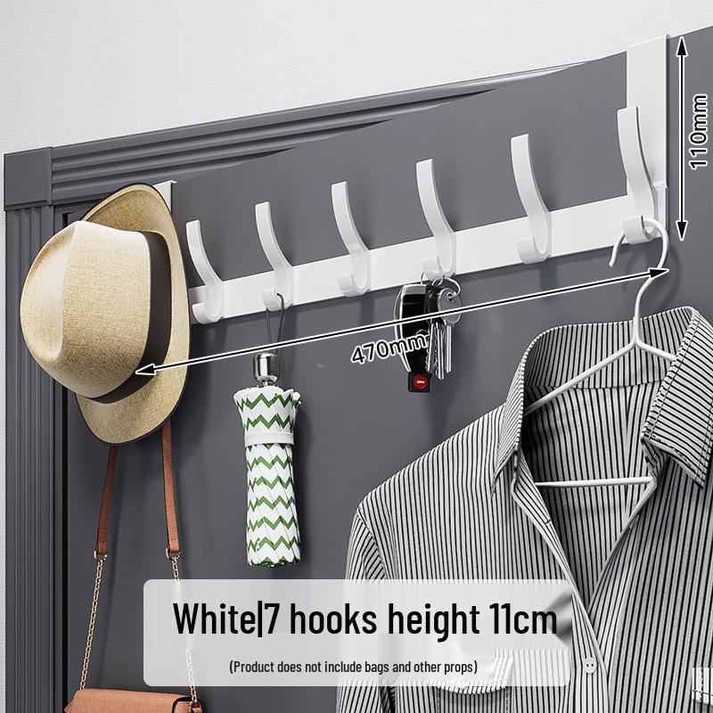 Over-the-Door No-Drill Coat Rack & Clothes Hook