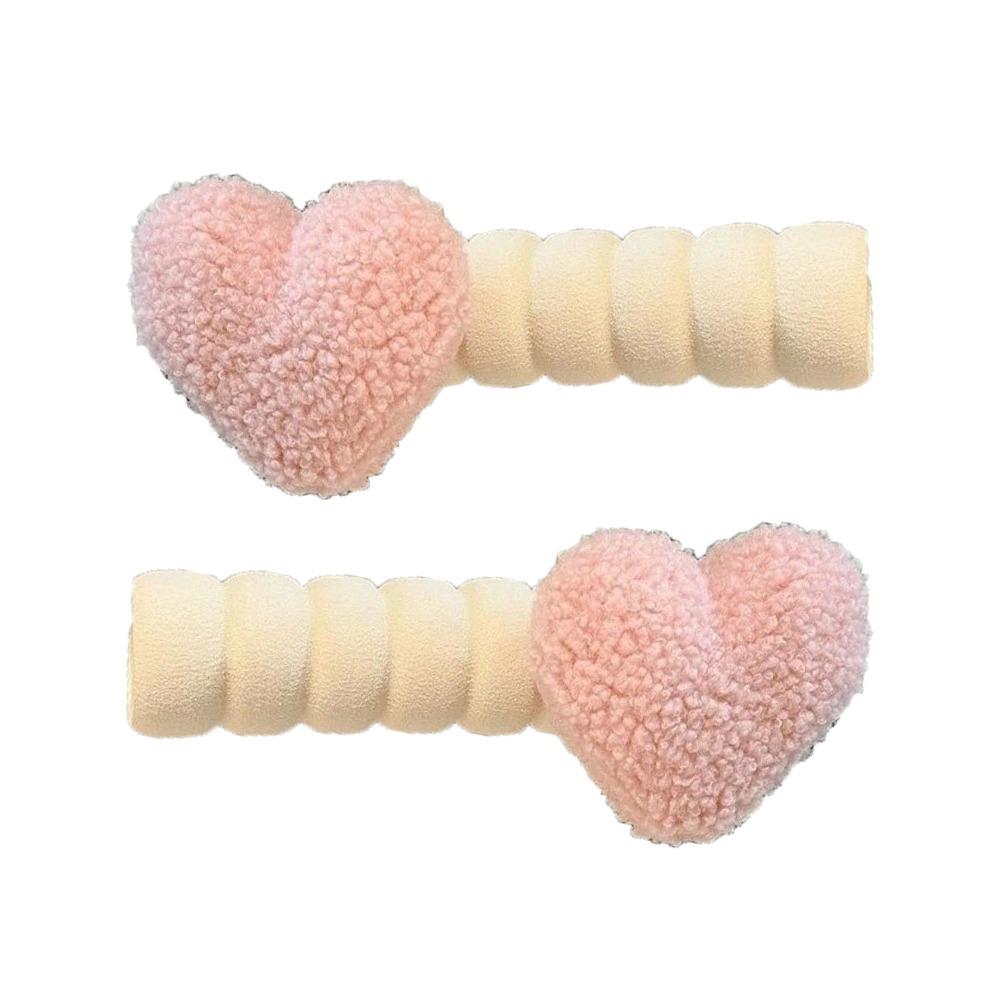 Love Heart Christmas Door Handle Covers Santa Claus Christmas Decorations Bathroom Door