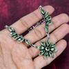 Green Amethyst Handmade Gemstone Necklace, 925 Solid Sterling Silver Necklace Antique Jewelry, For Engagement Gift