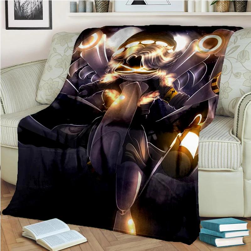 Murder Drones 3D Print Cartoon Uzi V J Robot Gift Blanket,Soft Throw Blanket for Home Bedroom Bed Sofa Travel Picnic Cover Kids