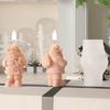 DIY Santa Claus Silicone Mold Elk Deer Gypsum Soap Resin Mold Dwarf Candle Making Tool Party Decoration Christmas Gifts