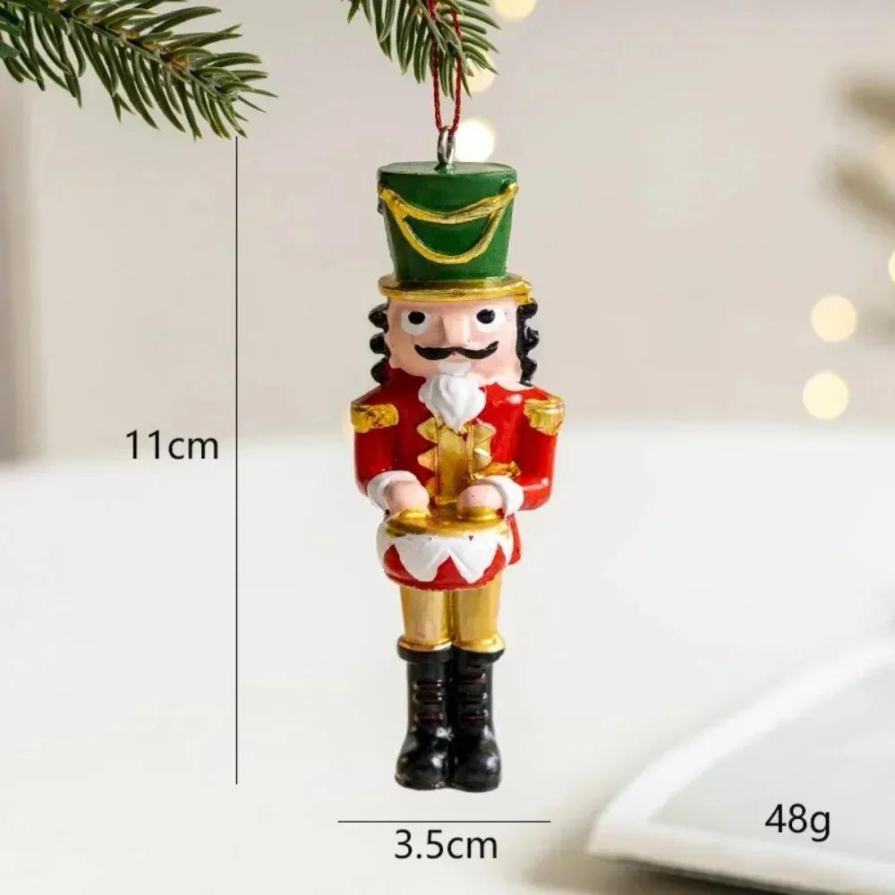 New Nutcracker Puppet Soldier Ornament Doll Merry Christmas Decoration Creative Gift Wooden Handicrafts Desktop Cute Ornament