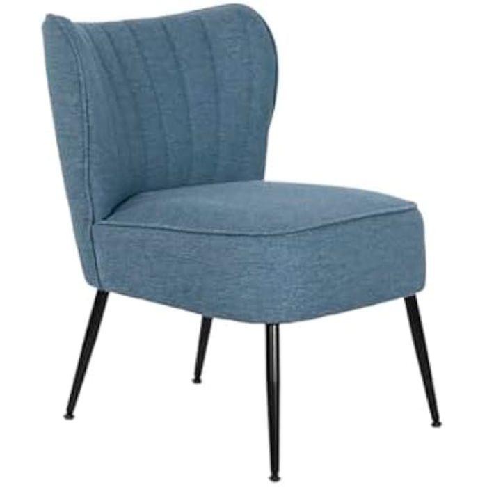 Fauteuil - DKD HOME DECOR - Bleu - Métal - 1 Place - Design Contemporain