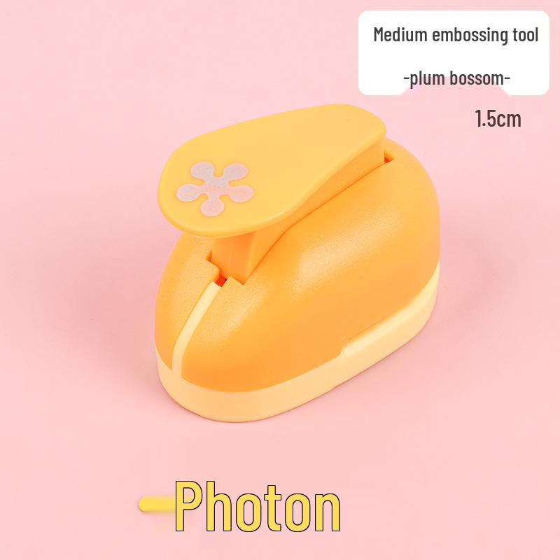 Children's DIY Paper Craft Embossing Machine - Easy Flower Punch for Kindergarten Educational Activities