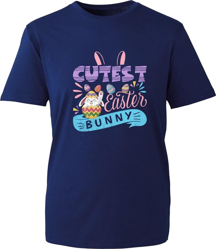 Happy Easter Tshirt Cute Easter Bunny Easter Egg Christian Festival Unisex Top S