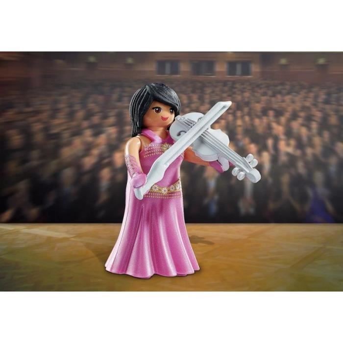 PLAYMOBIL - 71198 - Violonistă - Vârsta 4 ani - Culoare Alb - Tip de public Copil - Gen Mixt