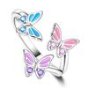 925 Silver Open Ring Gold Color Rotate Star Wing Ring For Men Woman Trendy Styles Yoof Gift Fahsion Jewelry