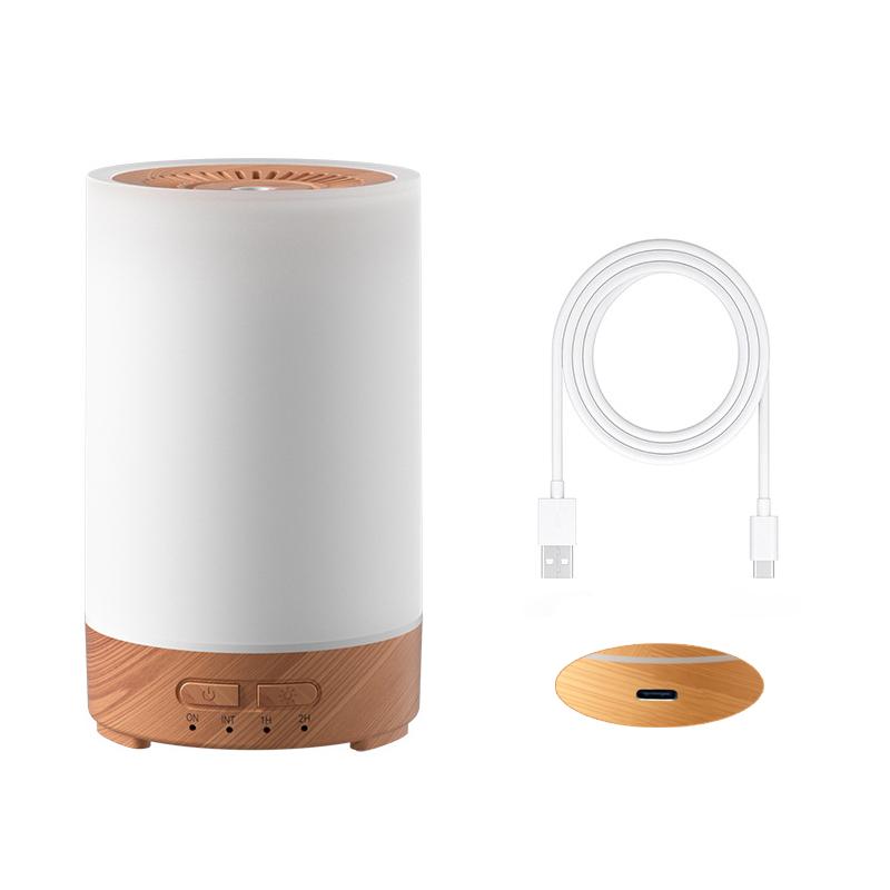 150ml USB Power Supply Ultrasonic Silence Atomizing Air Humidifier Timeable Settings Essential Oil Aroma Diffuser