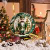 2D Flache Weihnachtsnussknacker Acryl Dekoration Schild, Feiertagsgeschenk, Hausdekorationsschild zum Aufhängen Wandkunst Dekorative Gartendekoration für Zimmer Türschild