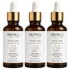 SKiNCU Gesichtsöl mit Jojobaöl, Arganöl & Vitamin E | Nährendes Feuchtigkeits-Gesichtsöl für trockene Haut | Leicht 30ml X 3