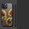 Flower Sunflower Art Case for iPhone 17 Pro Max 16 Plus 15 Air 7 8 SE XS XR 13 Mini 14 11 12 Funda Back Phone Cover