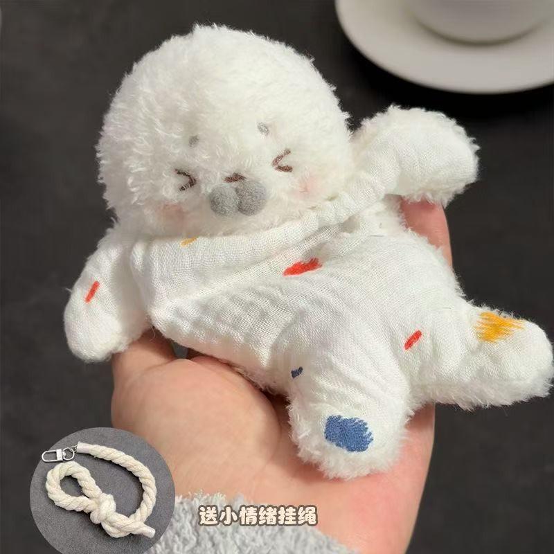 Милый Ангел Кролик Плюшевый Подвеска Успокаивающее Животное Сумка Рюкзак Подвеска Ангел Кролик Мягкая Игрушка Исцеляющий Подарок Подвесное Украшение Подарок