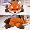 30-60cm New Kawaii Fox Plush Toys Cartoon Stuffed Animal Lovely Soft Cuddly Baby Plushie Doll Lie Prone Toy for Girls Gift Decor