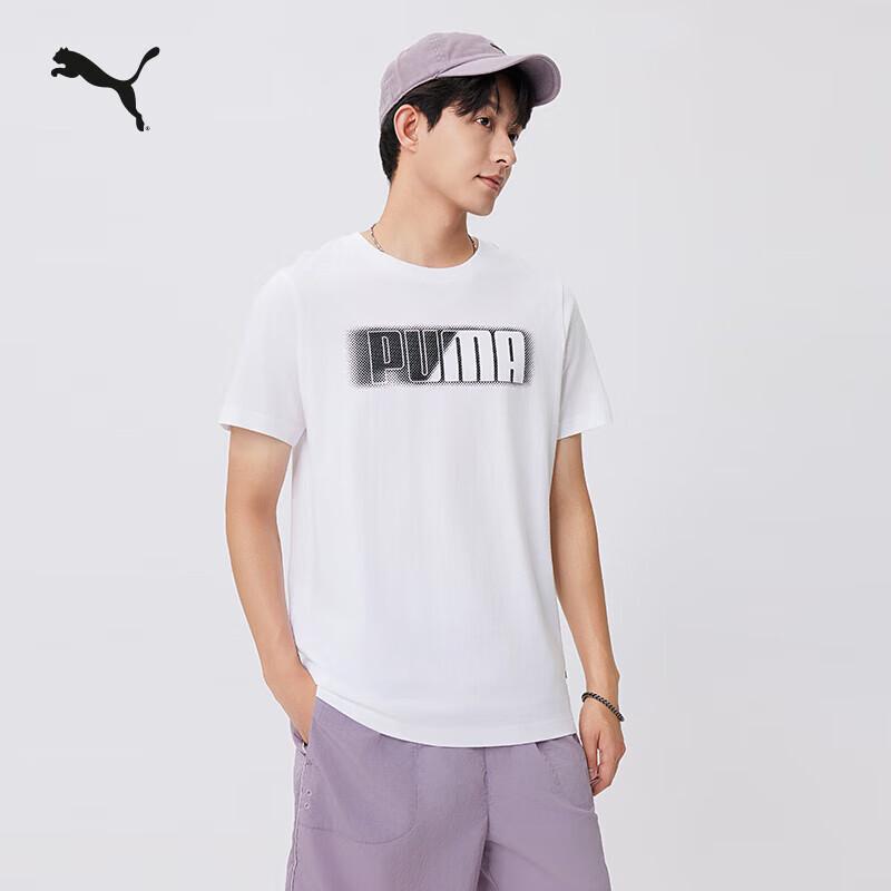 PUMA Men s Pure Cotton Printed Short Sleeve T-shirt XL