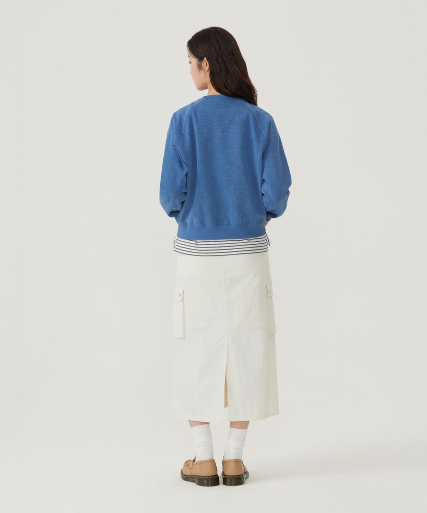 Covernat Woman Cargo Long Skirt Charcoal