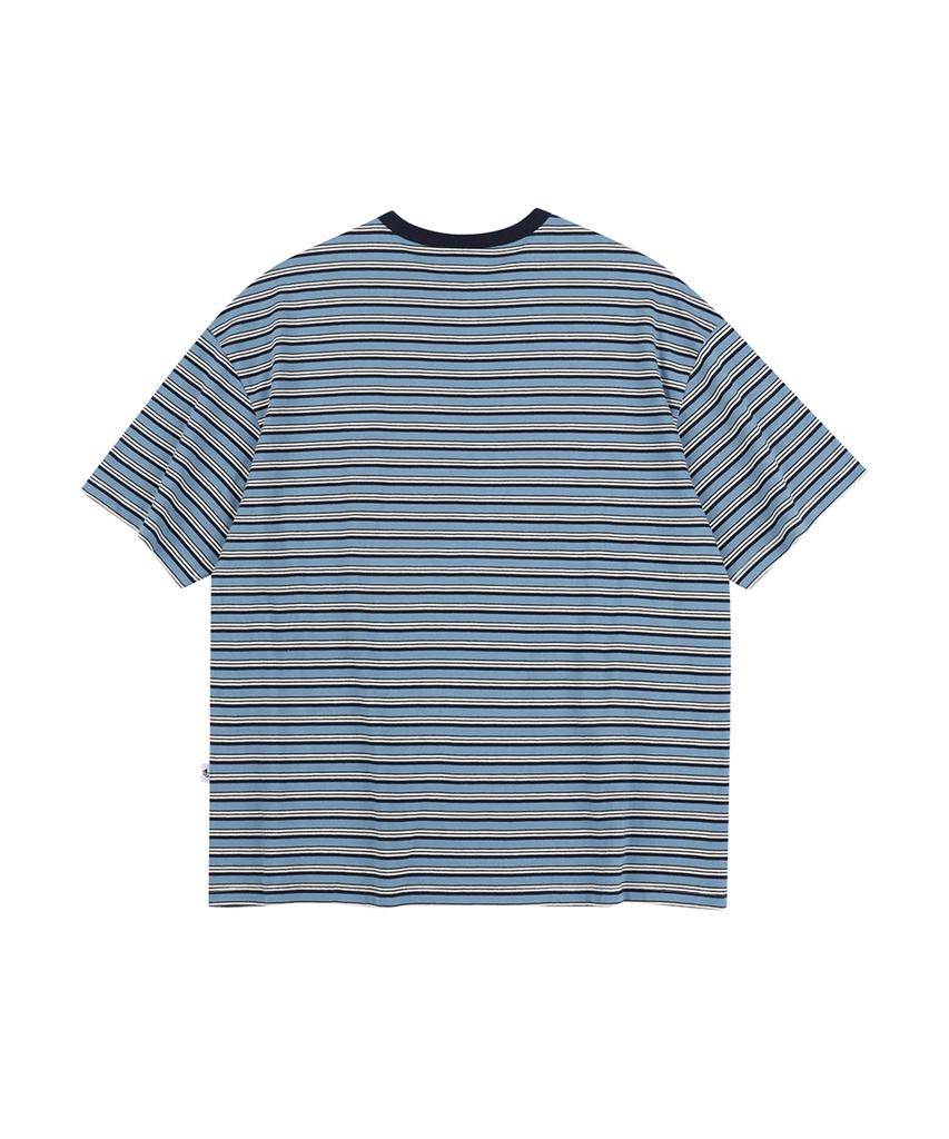 Yunibeoseugameonteu Ug Stripe Emblem T-Shirt_Light Blue
