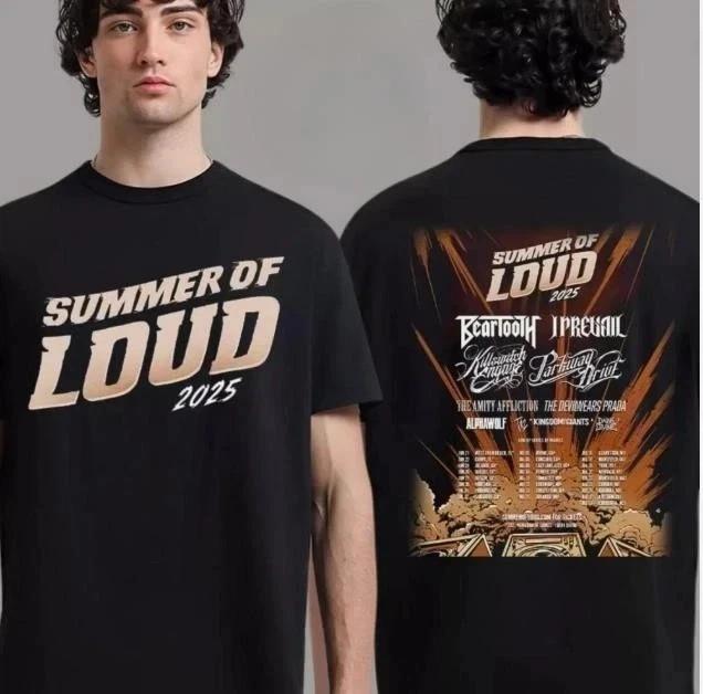 Summer Of Loud Festival 2025 North America Tour 2025 2-Sides T-Shirt Unisex T-Shirt S