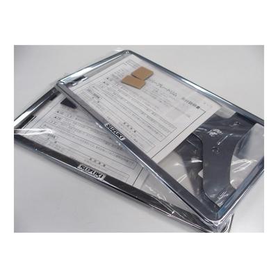 Suzuki Plate Rim Genuine/License (1 Piece) (Chrome-plated Plastic) 9911D-63R01-0PG