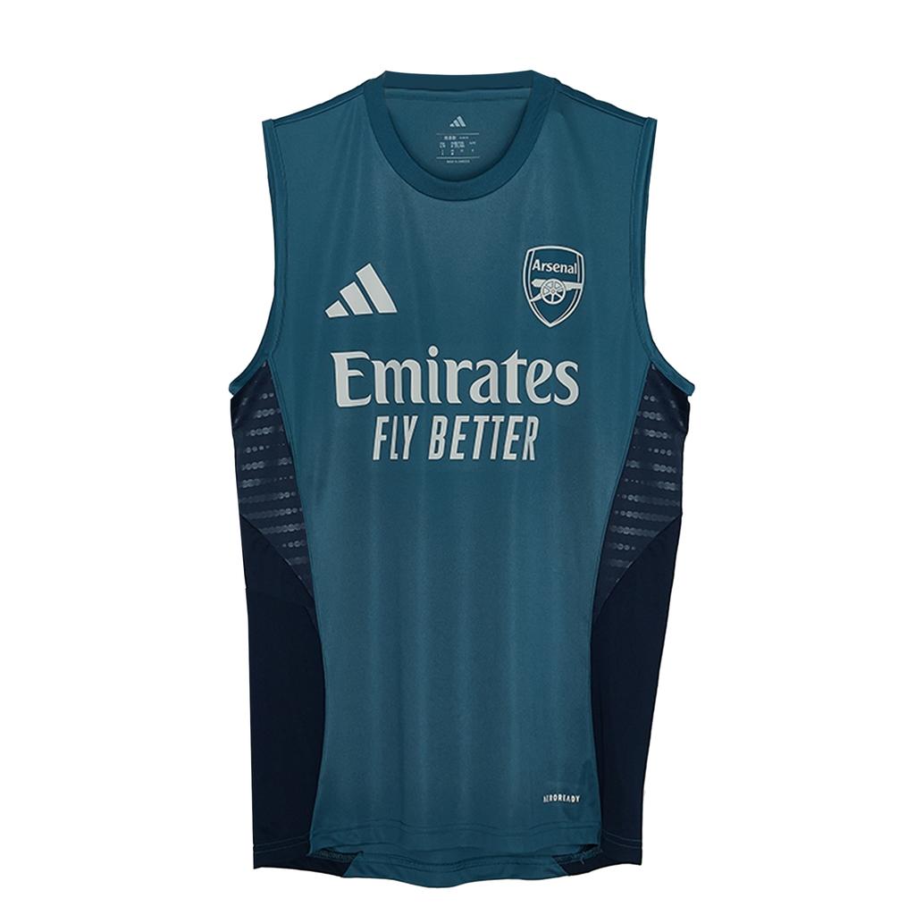 Adidas Allenamento Pre-Partita Canotta con Logo di Marca Sportiva Uomo Gilet JJ1813