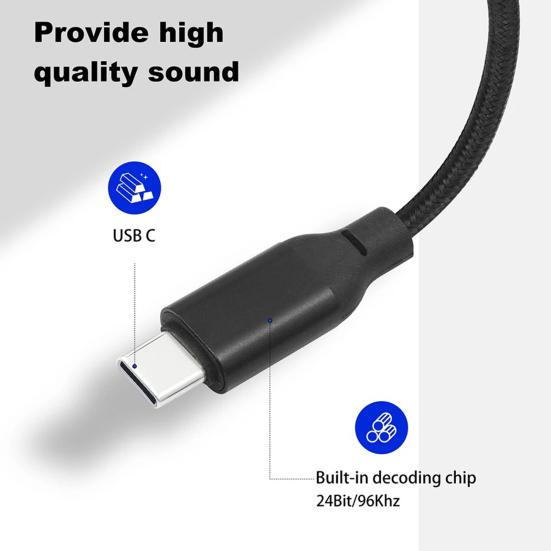 USB-C'den XLR Erkek Ses Kablosu Type-C'den XLR 3 Pin Adaptör Kablosu Aktif Hoparlörler Mikserler Güç Amplifikatörleri Profesyonel Ses Ekipmanları İçin