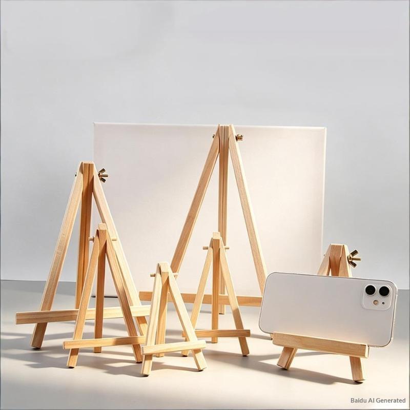 Eco-Friendly Mini Wooden Tripod for Elegant Wedding Table Decor and Craft Displays