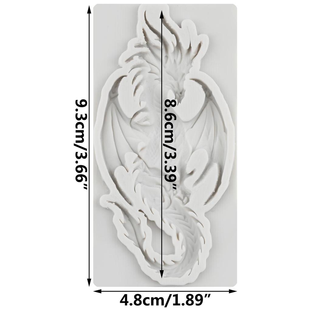 Dragon Silicone Molds Chinese Zodiac Dragon Fondant Mold Cake Decorating Tools Cupcake Topper Candy Resin Clay Chocolate Gumpaste Mold