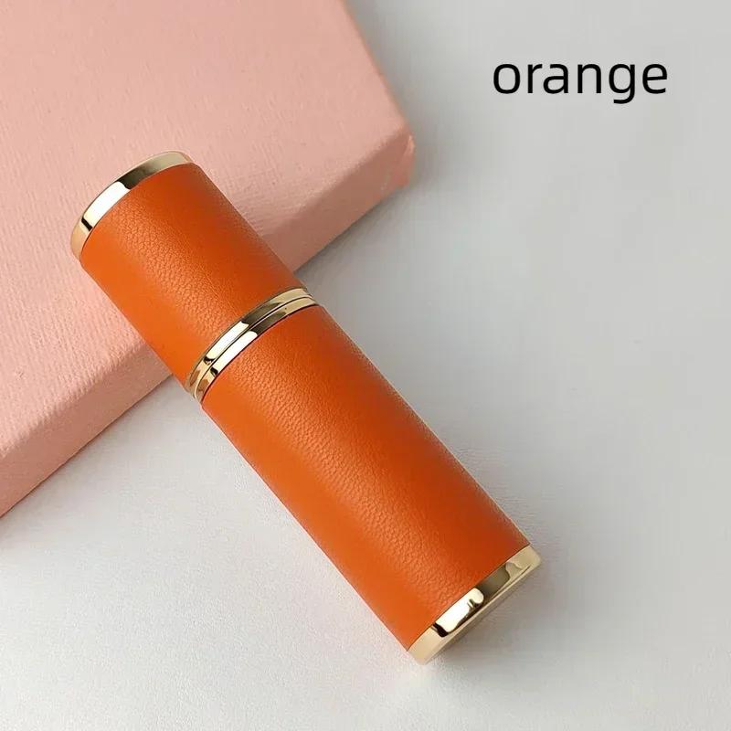 5ml Refillable Spray Atomizer Portable Leather Empty Cosmetic Containers Sub-bottling Fine Mist Perfume Atomizer Cosmetic 1pc