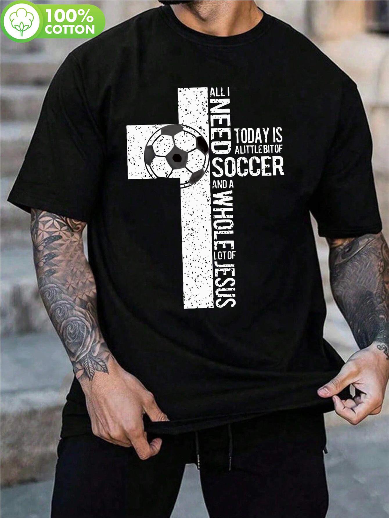 Soccer Graphic T-shirt - Soccer is My Whole Life Print XXL