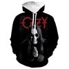 Neue Ozzy Osbourne Hoodies 3D-Druck Herren Damen Übergroße Kapuzenpullover Harajuku Pullover Lässige Oberteile Trainingsanzüge Herrenbekleidung