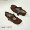 F3333-1 retro versatile leopard print single shoes 2025 spring and autumn new daily casual style Mary Jane shoes flats