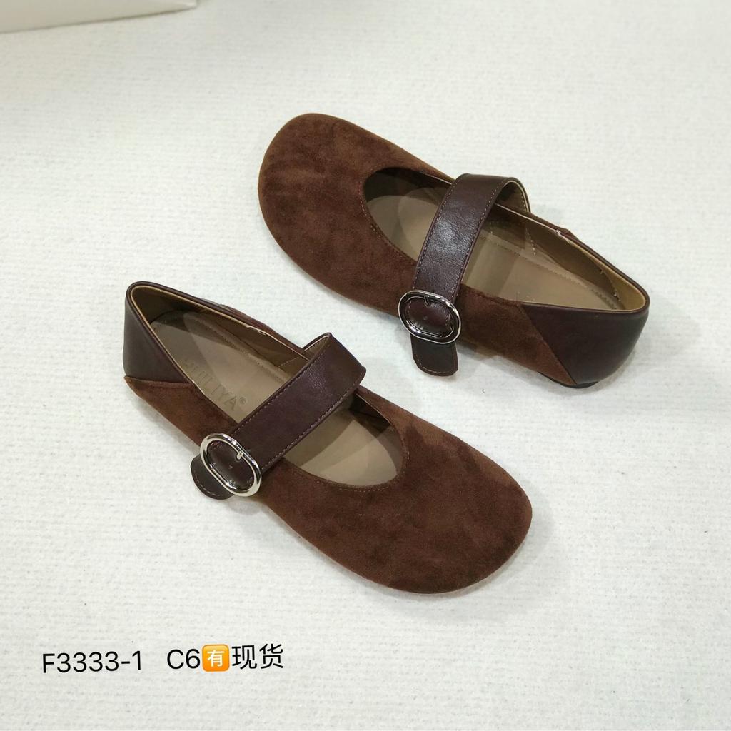 F3333-1 retro versatile leopard print single shoes 2025 spring and autumn new daily casual style Mary Jane shoes flats