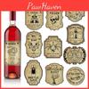 Halloween Vintage Wine Bottle Labels With Removable Stickers For Party Decor And Event Setup