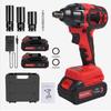 Rechargeable Brushless Electric Impact Wrench with Large Torque, Lithium Battery, and Auto Repair Screwdriver Function