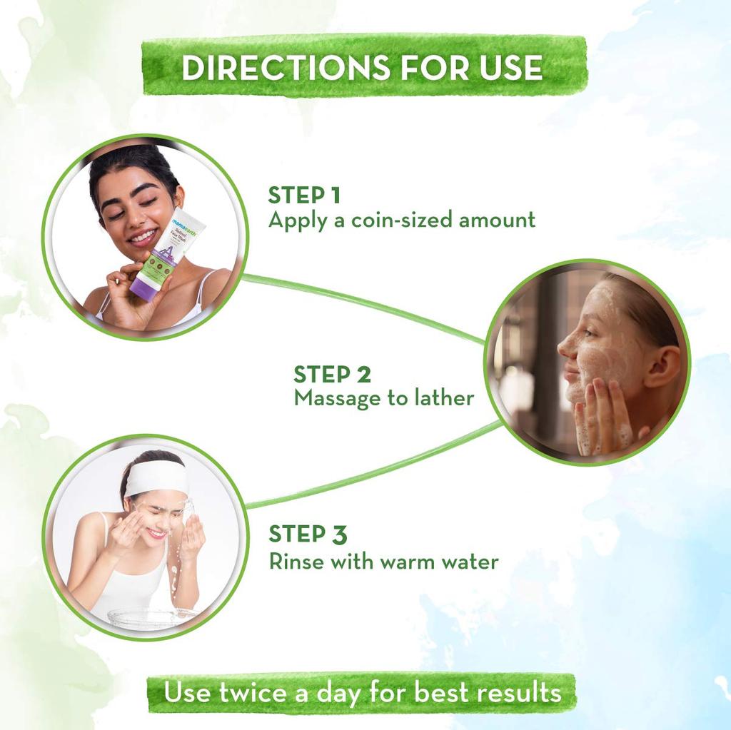 Mamaearth Retinol Face Wash with Retinol & Bakuchi for Fine Lines and Wrinkles – 100 Ml