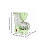 Automatic Drop Coffee Machine MultiFunction and Tea ApplianceButton Operated Kitchen