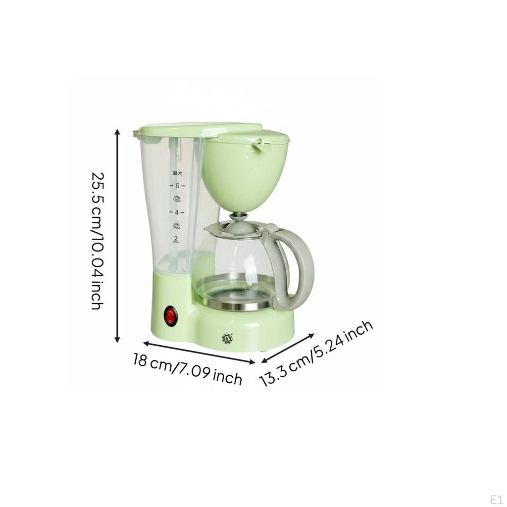 Automatic Drop Coffee Machine MultiFunction and Tea ApplianceButton Operated Kitchen