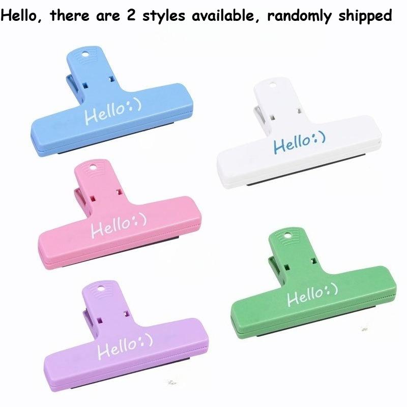 

5 шт. Магнитные зажимы для герметизации продуктов - Магнитная застежка, Нескользящий захват для холодильника, кухни, кладовой - Надежная герметизация - Органайзер