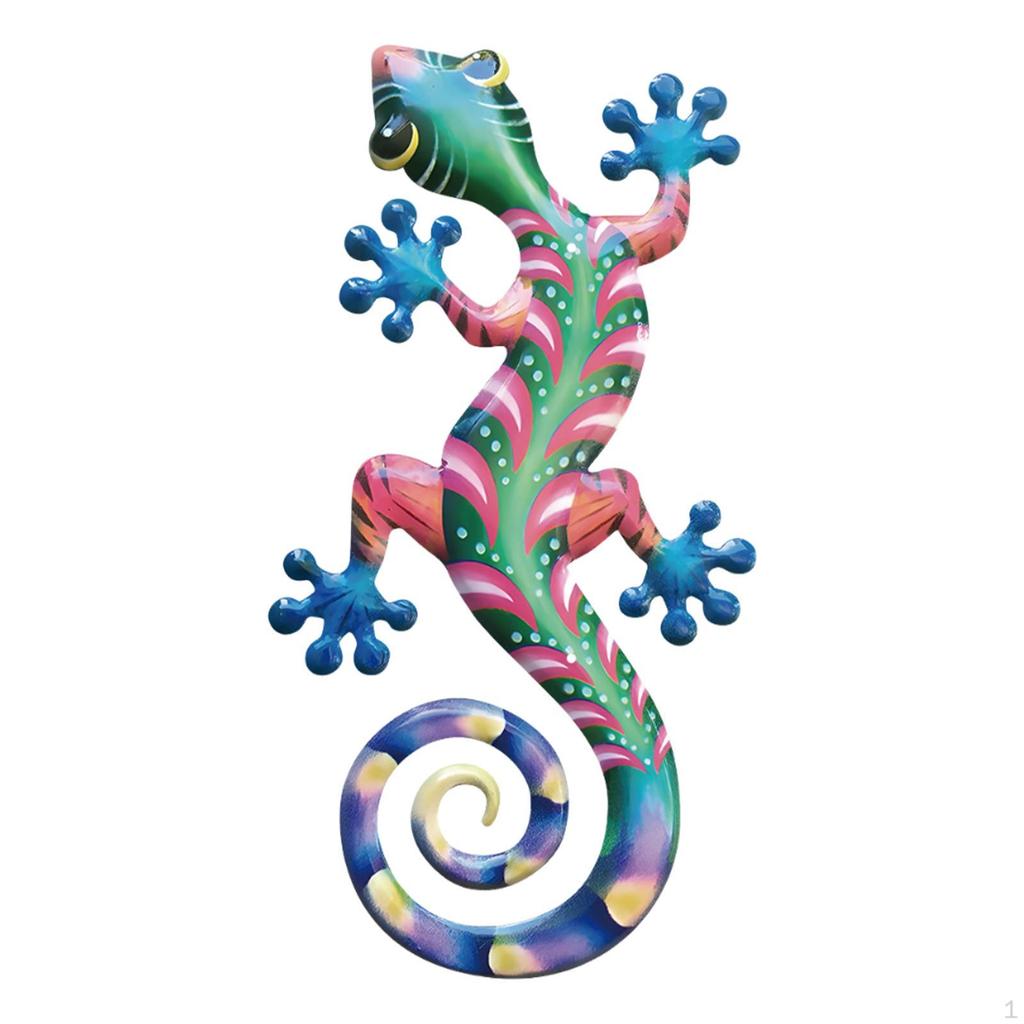 Gecko Wandkunst Metalldekor für Garten und Zuhause