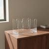 Acrylic Hat Organizer Minimalist Design Acrylic Cap Stand Baseball Cap Organizer Space-Saving Storage Item Transparent