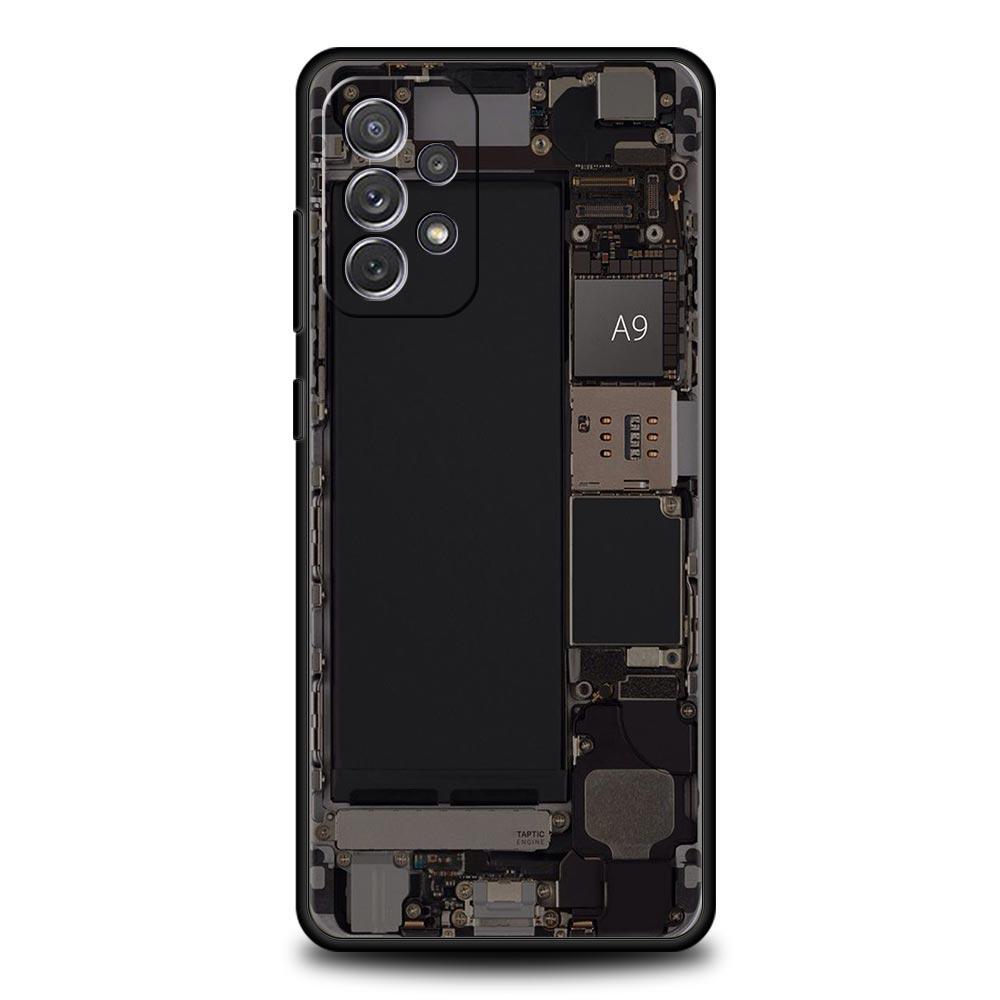 

Чехол для телефона Samsung Galaxy A13 A15 A17 A07 A21S A22 A23 A25 A31 A73 A32 A52 A52S A41 5G Мягкий ТПУ Корпус Внутри Печатная плата samsung a72 5G
